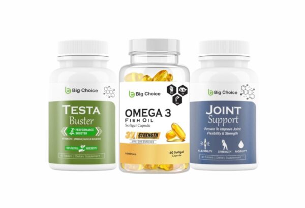 Testa Booster + Omega 3+ Joint Support Combo